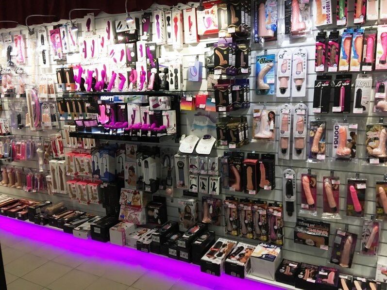 Types of Penis Enlargement Accessories in a Sex Shop