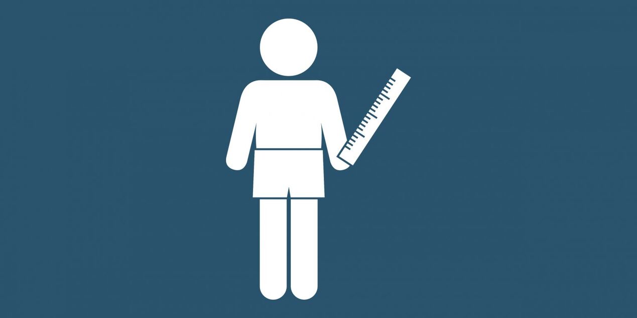 logo man with a ruler and non surgical penis enlargement