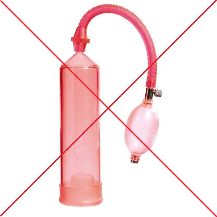 Against -indications for the use of vacuum pumps