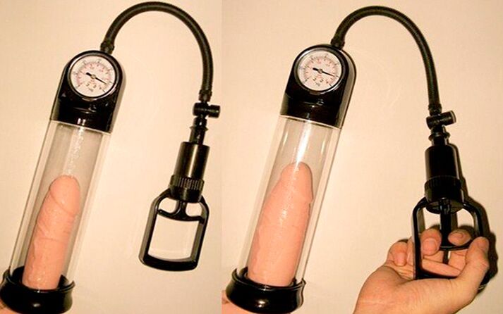 How to use a vacuum pump to increase a limb