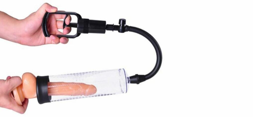 Vacuum pump to increase a limb