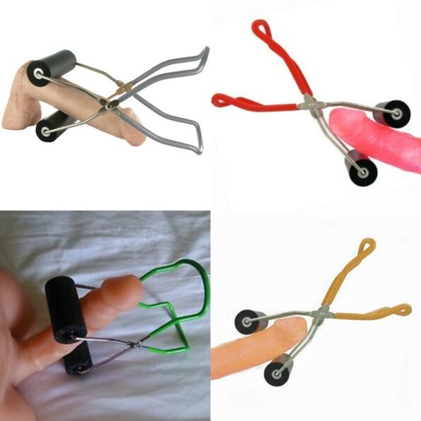 Penis enlargement with jelqing machine